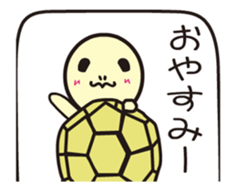 Lossy of moving tortoises sticker #12464583