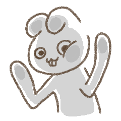 Is white and a vague rabbit.4