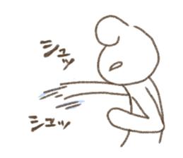 Is white and a vague rabbit.4 sticker #12464731