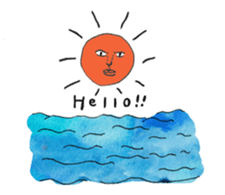 The summer is nice sticker #12464805