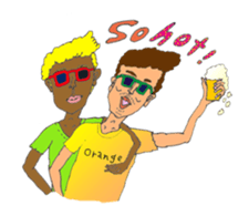 The summer is nice sticker #12464806