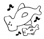 little fish brothers01 sticker #12465047