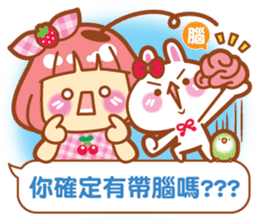 Lin Lin-chan / machi the rabbit / gooodi sticker #12465131