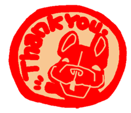 French bulldog family18 sticker #12465529