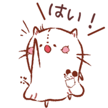 Loose ghost cat sticker #12466234