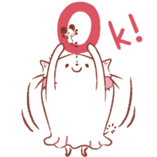 Loose ghost cat sticker #12466256