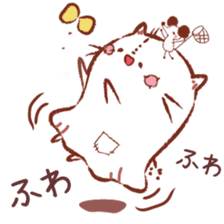 Loose ghost cat sticker #12466261