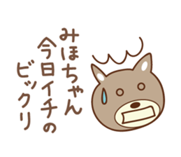 Cute bear Sticker for Miho sticker #12466980