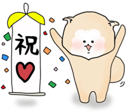 Everyday Positive dog sticker #12467951