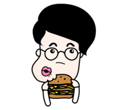 ME and my eyeglasses sticker #12468727