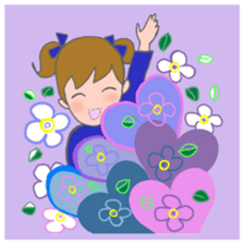 cat and girl part8 sticker #12468915