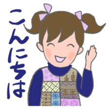 cat and girl part8 sticker #12468919