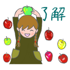 cat and girl part8 sticker #12468920