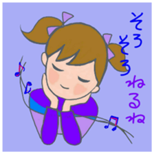 cat and girl part8 sticker #12468921