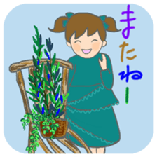 cat and girl part8 sticker #12468925