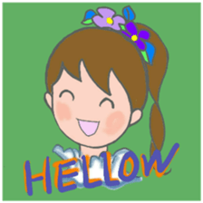 cat and girl part8 sticker #12468926