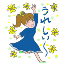 cat and girl part8 sticker #12468936