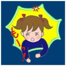 cat and girl part8 sticker #12468944