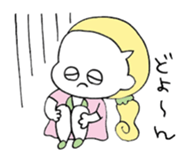 moody girls sticker #12468998