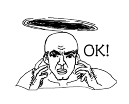 moving wigs sticker #12469355