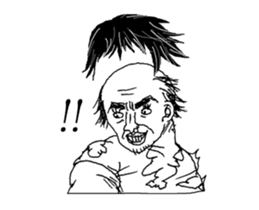 moving wigs sticker #12469360