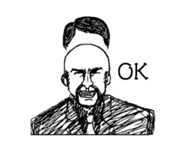 moving wigs sticker #12469363