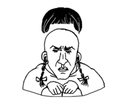 moving wigs sticker #12469367