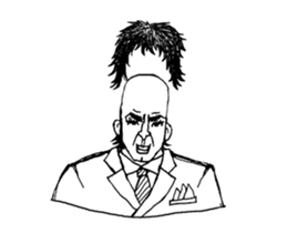 moving wigs sticker #12469368