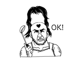 moving wigs sticker #12469370