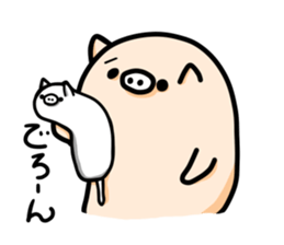 Two cute pigs sticker #12469998
