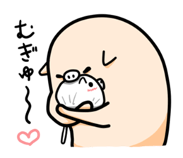 Two cute pigs sticker #12470030