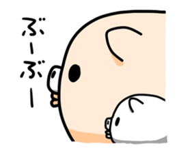 Two cute pigs sticker #12470032