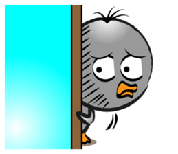 Great gray duck sticker #12470695