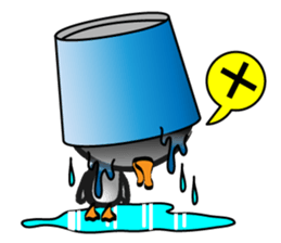 Great gray duck sticker #12470696