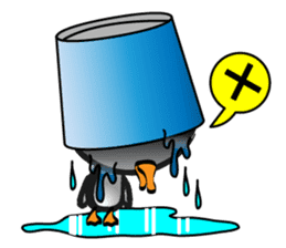 Great gray duck sticker #12470696