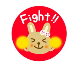 Friendly sticker of rabbit sticker #12471210