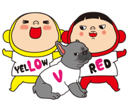 Pretty Yellow LOVE sticker #12471421