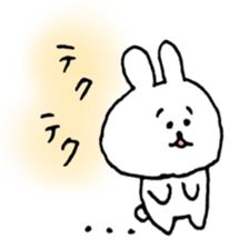 best friend cute rabbit sticker #12471903