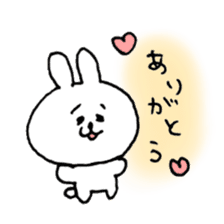 best friend cute rabbit sticker #12471909