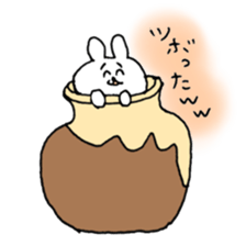 best friend cute rabbit sticker #12471914