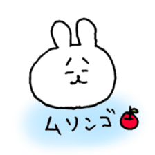 best friend cute rabbit sticker #12471920