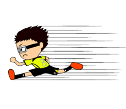 Soccer boys yellow version. sticker #12473315