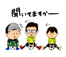 Soccer boys yellow version. sticker #12473336