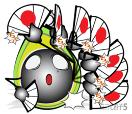 The support of avocado sticker #12473598