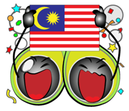 The support of avocado sticker #12473612