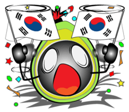 The support of avocado sticker #12473614