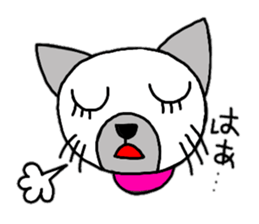 Cute Siamese cat stamp 2 sticker #12473679