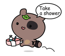 what's a raccoon sticker #12474210