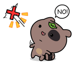 what's a raccoon sticker #12474212