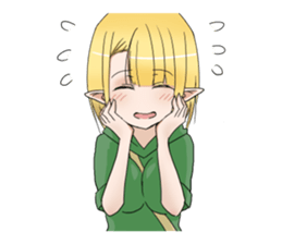 Elf girl 1 sticker #12474298